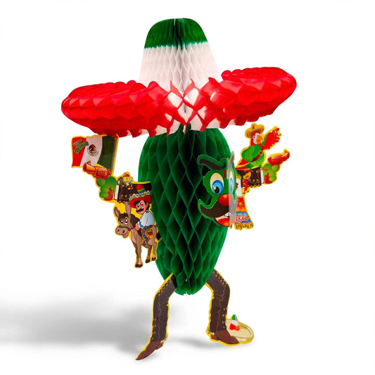 Colgante jalapeño (papel china) - 10 piezas 50cm x 35cm